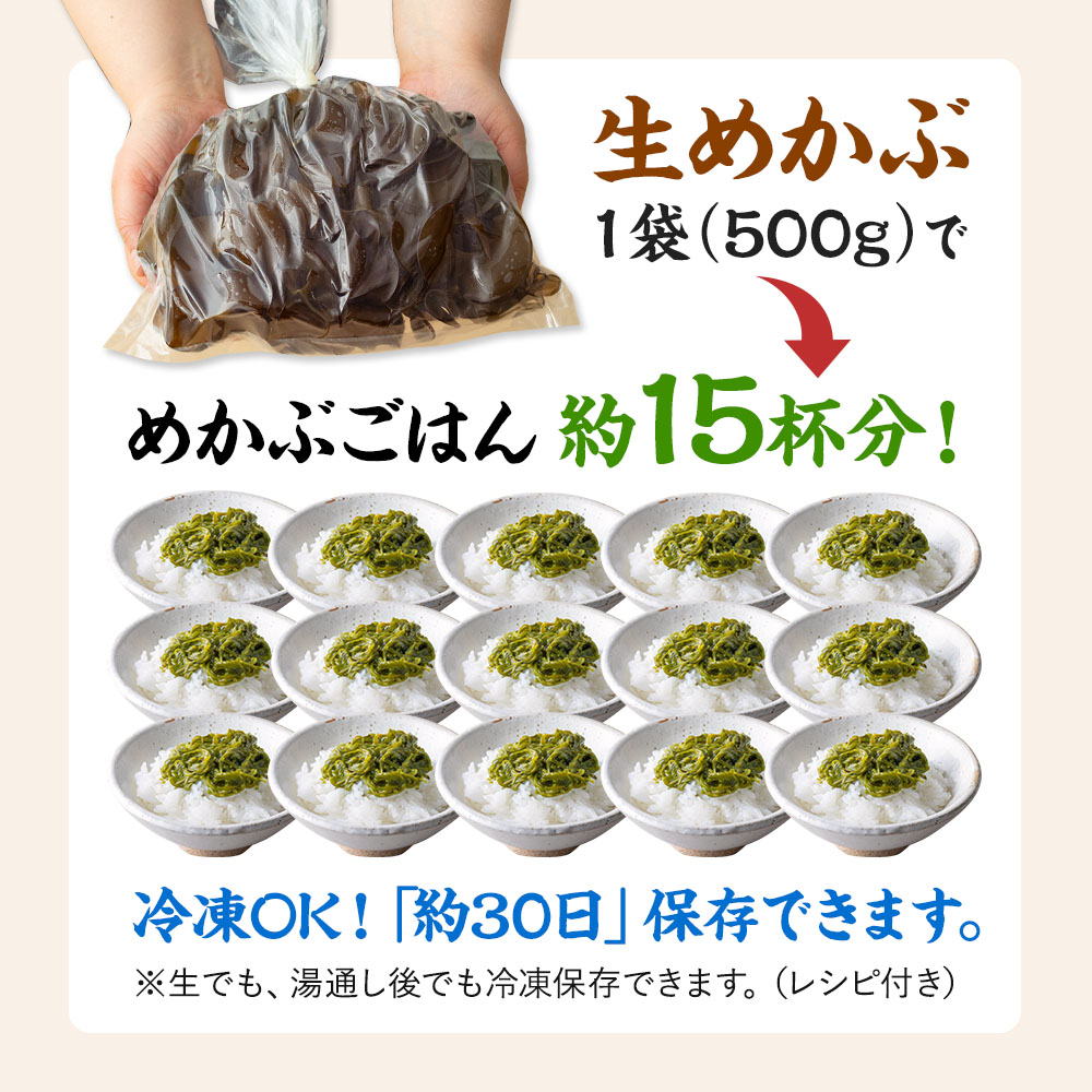 三陸産 生めかぶ